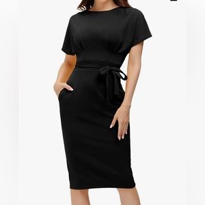 Bodycon Black Pencil Dress